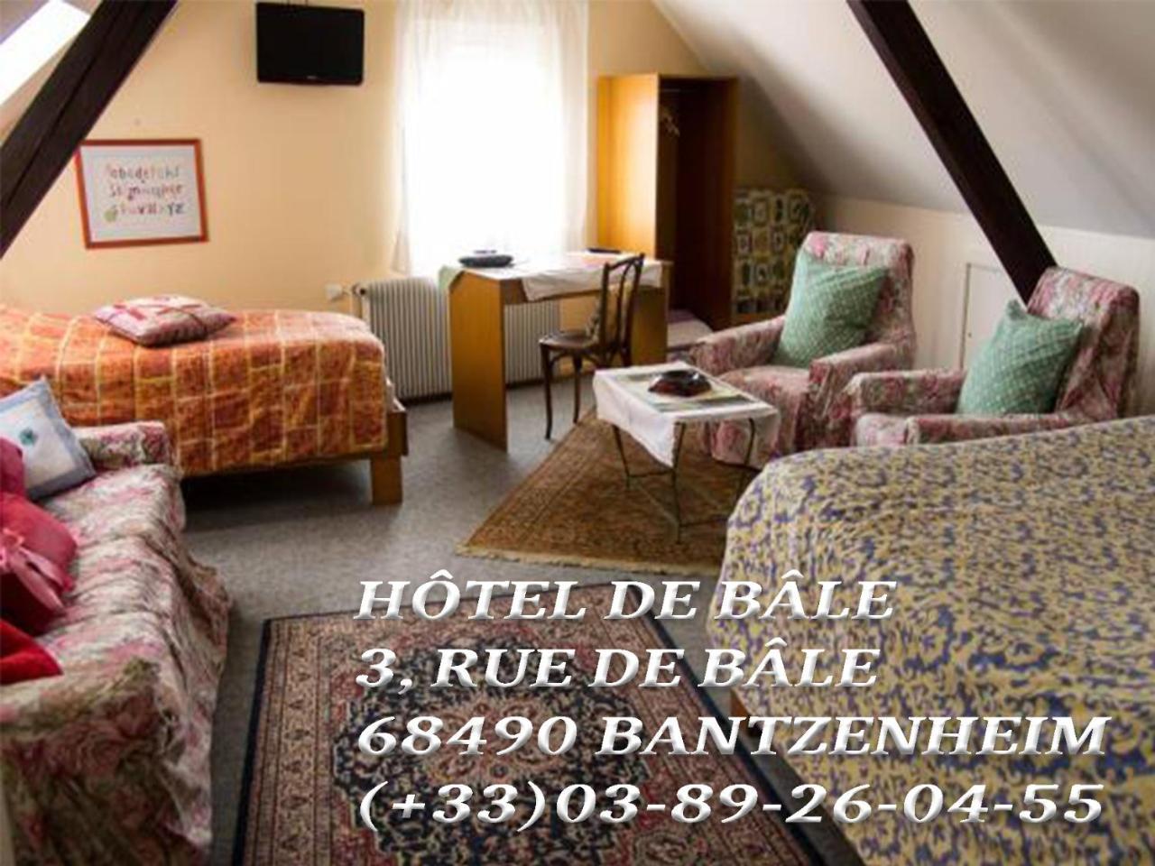 Hotel De Bale Bantzenheim Eksteriør bilde